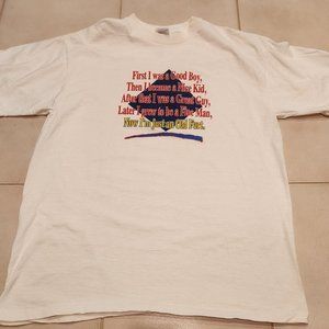 T shirt with a quote